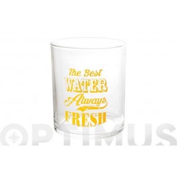 VASO AGUA VINTAGE DECORADO...