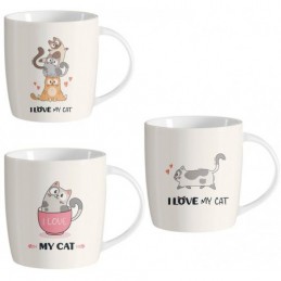 MUG GATOS CAJA REGALO 35 CL...