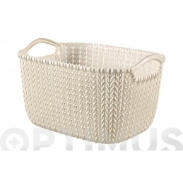 CESTA RECTANGULAR KNIT S...
