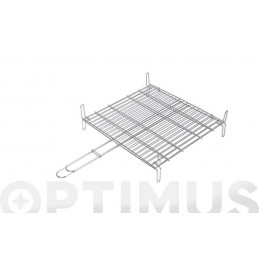 PARRILLA DOBLE INOX 18 8...