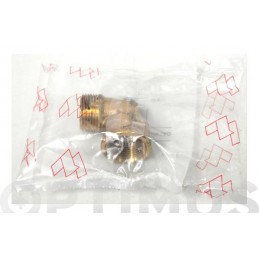 CODO MACHO-HEMBRA LATON  3/8"