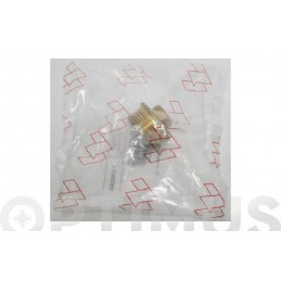TAPON ROSCA MACHO LATON 1"