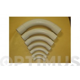 CURVA CORTA PVC GRIS (20...