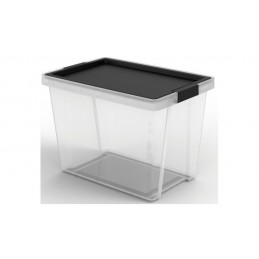 CAJA MULTIUSOS NEW 15 L NEGRO