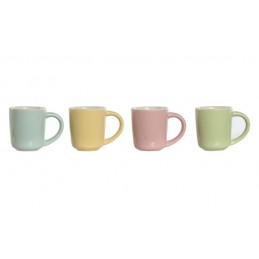 TAZA CAFE PORCELANA COLORES...