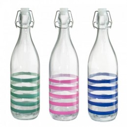 BOTELLA VIDRIO DECORADA...