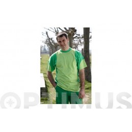 CAMISETA ALGODON VERDE TALLA L